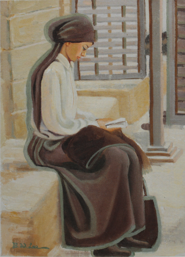 성경 읽는 유대 여인 / A woman who is reading the Bible